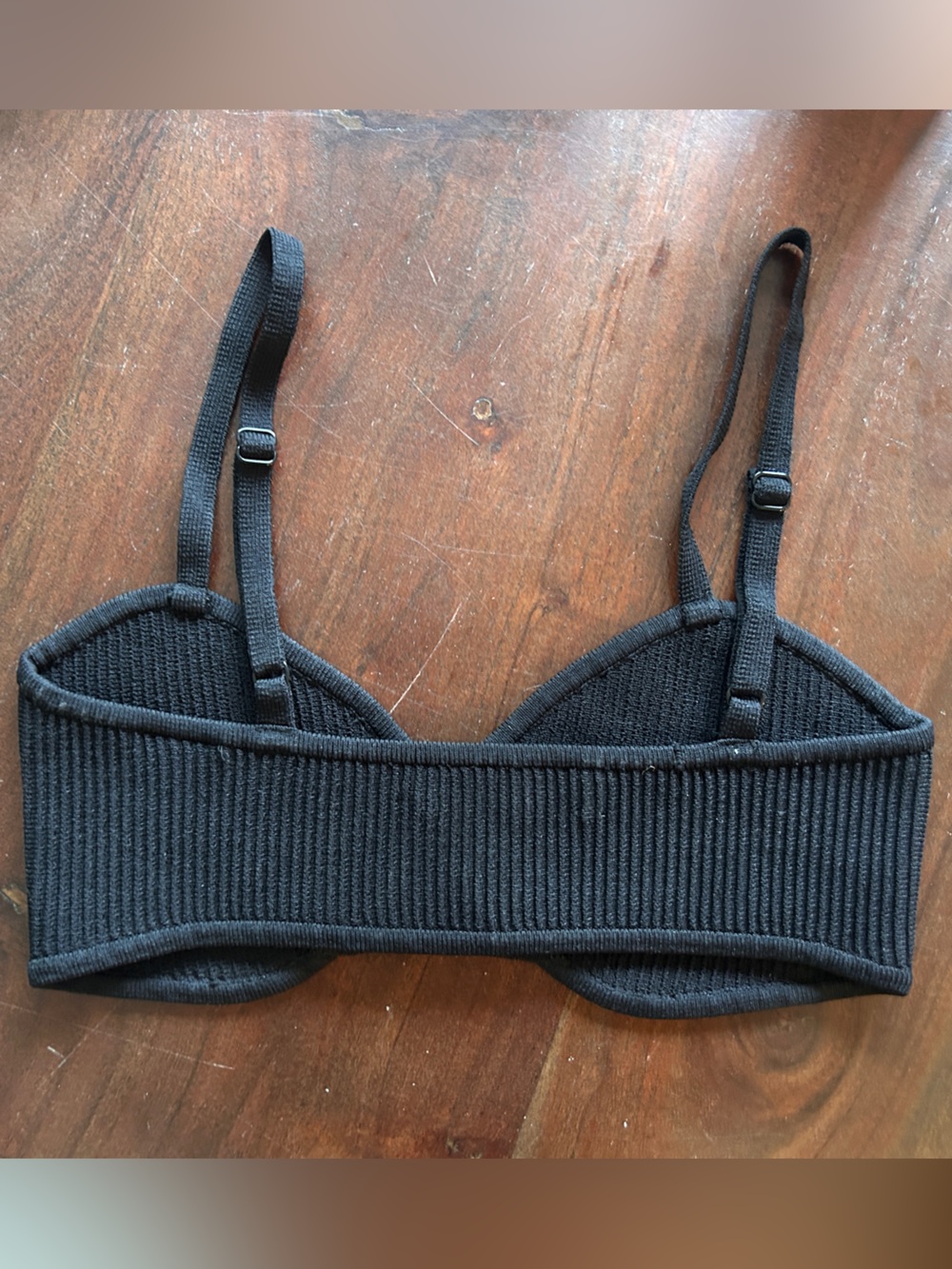 Babaton Sculpt Knit Bra Top • size small - Picture 2 of 5